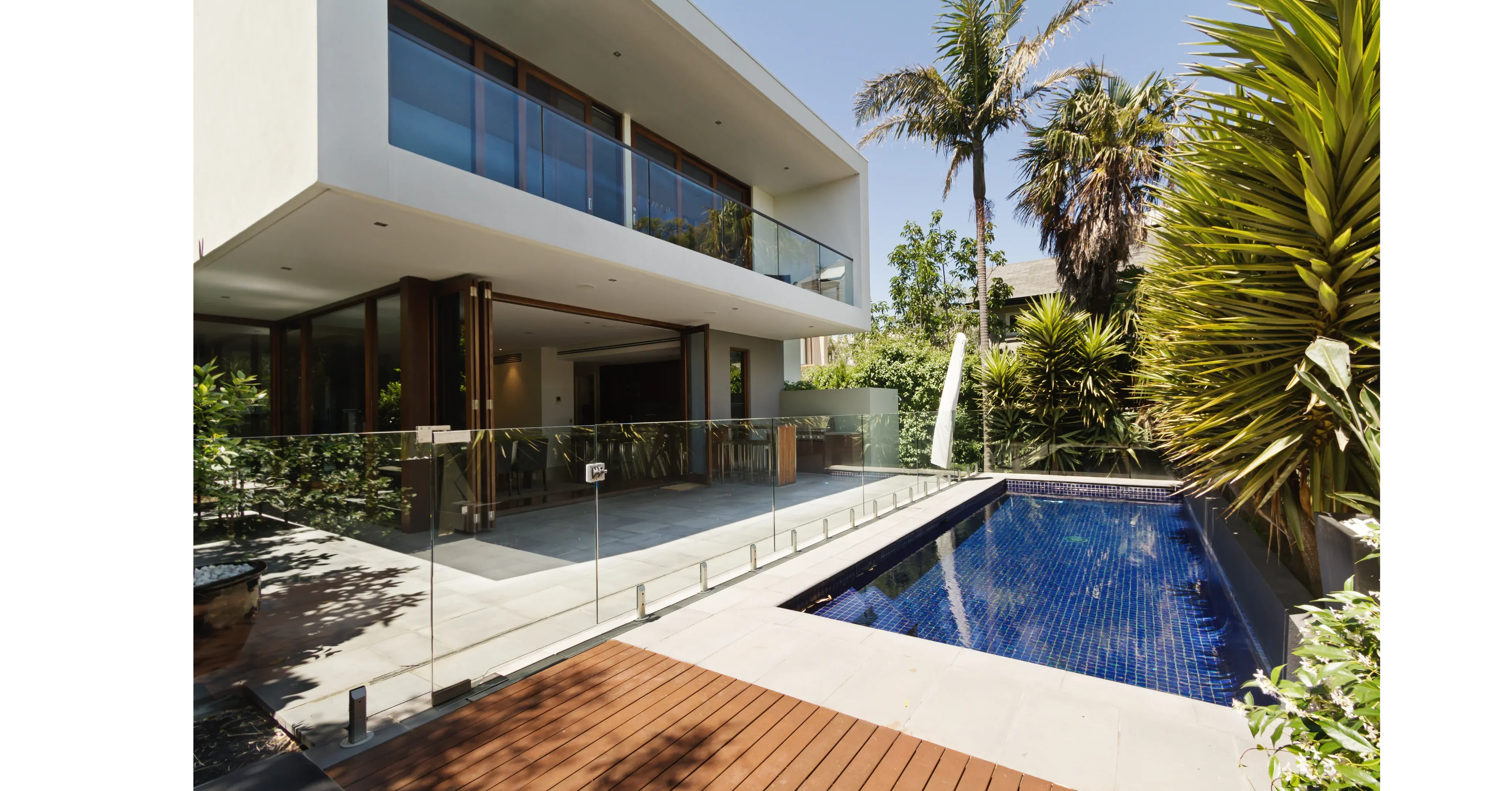 Modern pool size planning example for Cairns backyards
